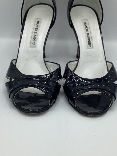 Manolo Blahnik Peep Toe Sz 39 Heel