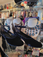 Sigerson Morrisson Sz 8.5 Oceano Velvet Mary Jane Heel