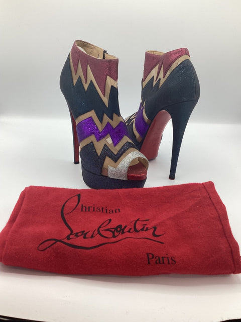 Christian Louboutin Sz 36 Ziggy Ankle Boot Shoe