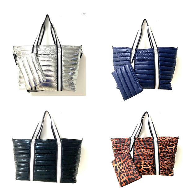 Leopard Tote 3 pc Set
