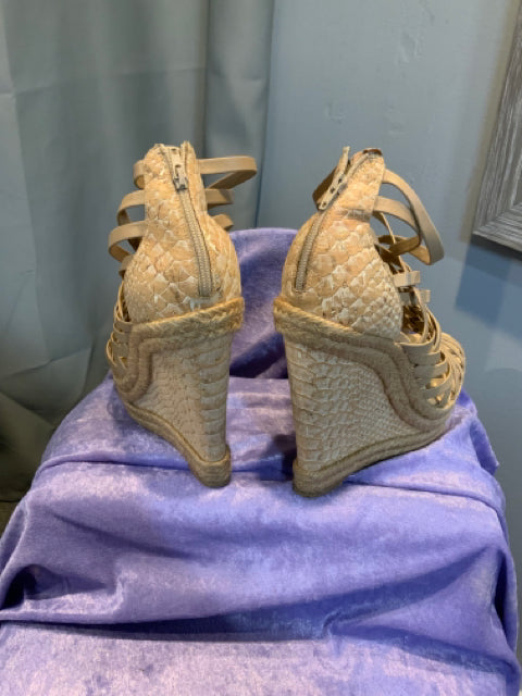 Christian Louboutin Wedge Sandals SZ 37 Shoe