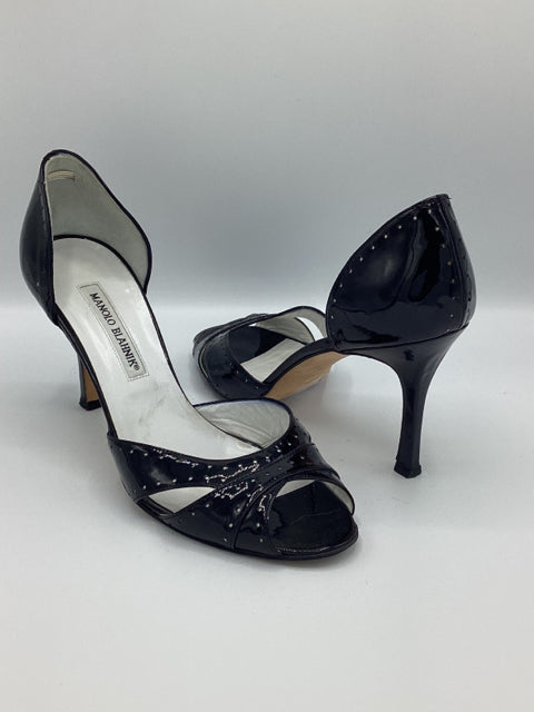 Manolo Blahnik Peep Toe Sz 39 Heel