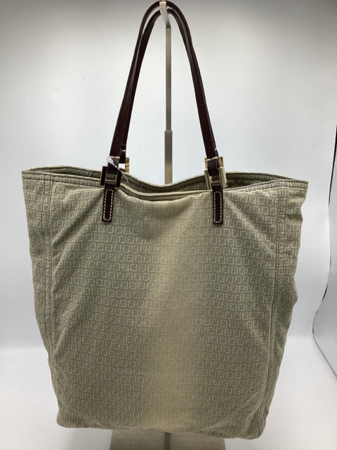 Fendi Zucca Tote Handbag
Distressed Denim  
Ombre