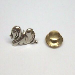 Chinese Zodiac Year of the Dog Pin 2006
Tie Tack 

925 Sterling Silver 

Stamped John Hardy 

