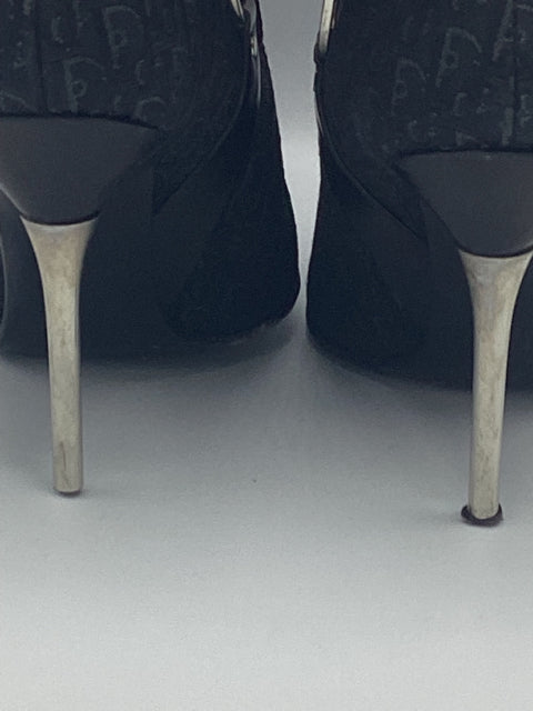 Dior Sz 36 Diorissimo Stiletto Ankle Boot Shoe Booties