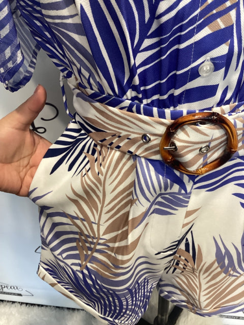 NWT Apeach Sz S Palm Leaf Shorts Jumper