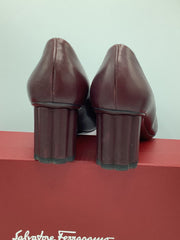 Salvatore Ferragamo Sz 6.5 Borde Calf Shoe Pump