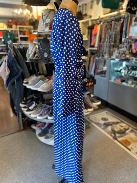 1901 Polka Dot Dress  Sz Small