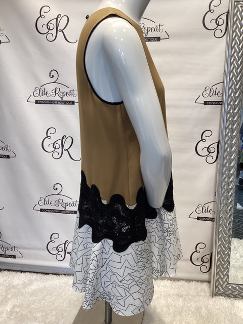 Jonathan Simkhai Asymetrical Sz M Tunic Top