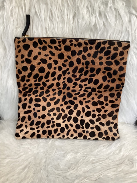 Clare Vivier Pony Hair Fold Over Clutch Handbag – eliterepeatny