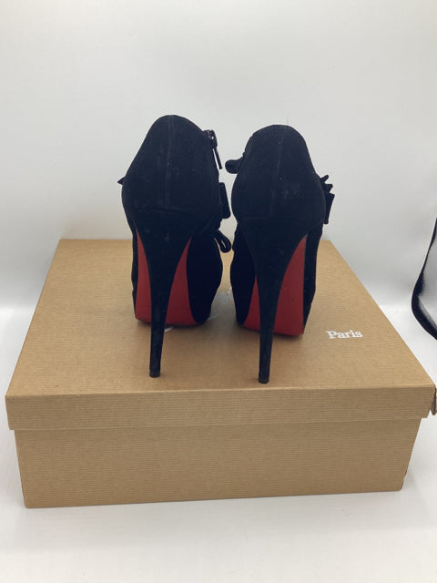 Christian Louboutin Sz 36.5 Madame Butterfly Ankle Booties Shoe Boot