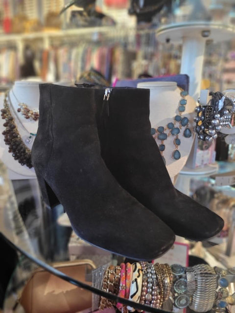 Prada 38.5 Suede Ankle Boots