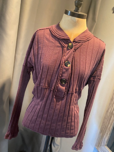 Free People We The Free  Knit Sz XS Rib Knit Top
