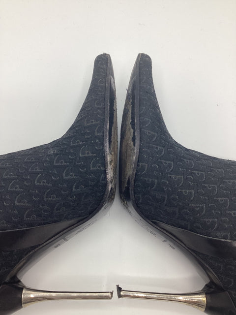Dior Sz 36 Diorissimo Stiletto Ankle Boot Shoe Booties
