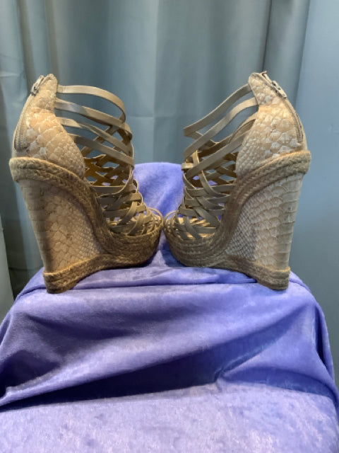Christian Louboutin Wedge Sandals SZ 37 Shoe