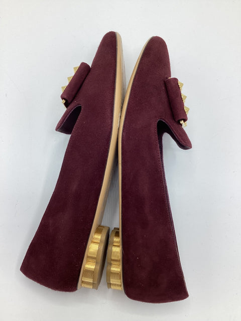 Salvatore Ferragamo Sz 7.5 Suede Flats Shoe