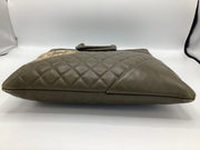Chanel Ligne Cambon Quilted Flat Tote