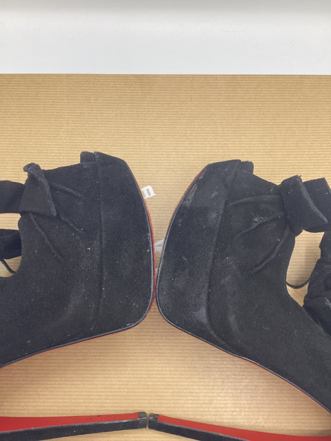 Christian Louboutin Sz 36.5 Madame Butterfly Ankle Booties Shoe Boot
