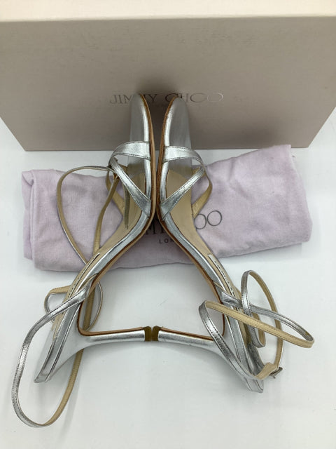 Jimmy Choo Sz 38.5 Strappy Heel Shoe