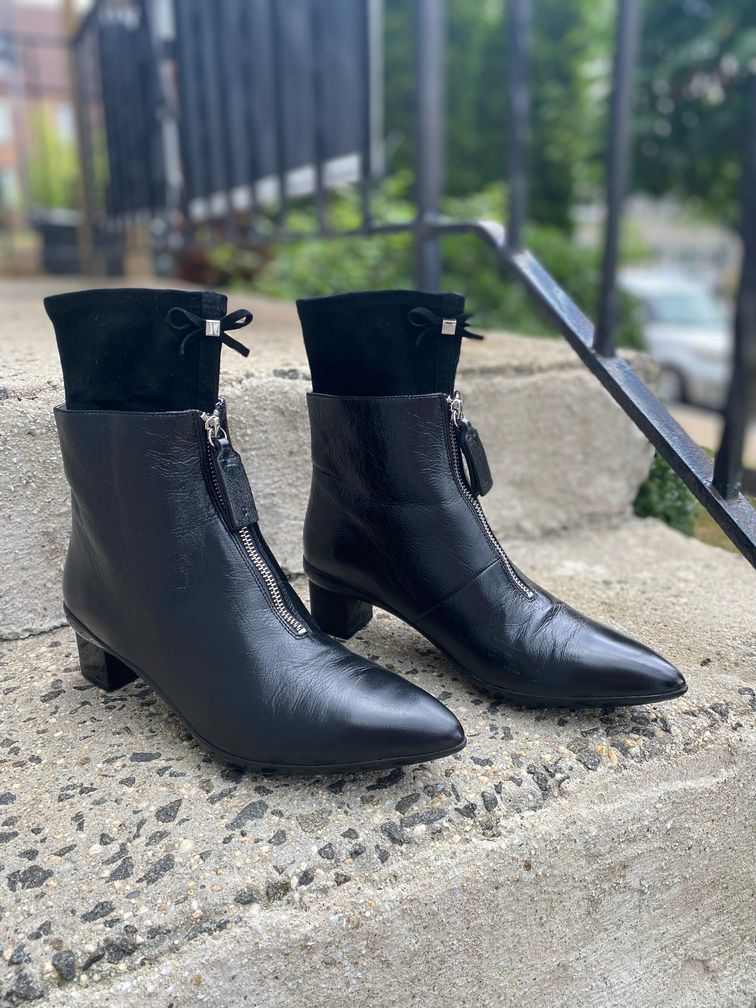 Stuart Weitzman Granny Bootie Sz 8.5 Shoe