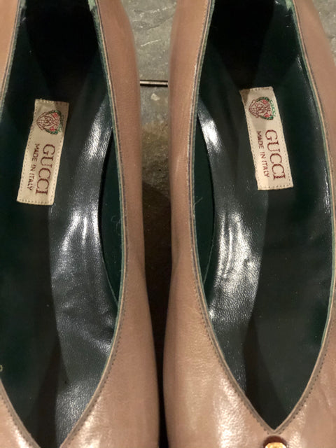 Gucci Vintage Almond Point Pump Sz. 38.5 Shoe