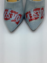 Diesel Sz 38 Denim Pump Shoe