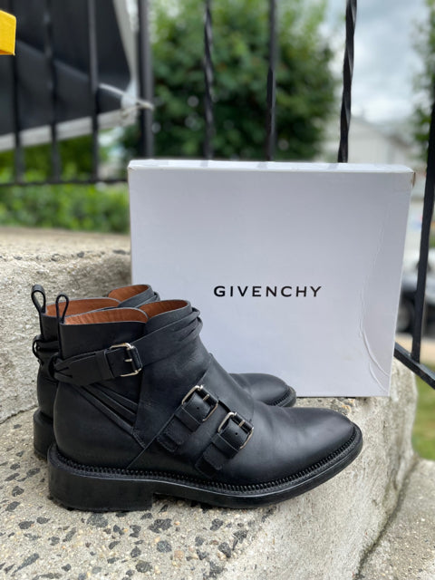 Givenchy Shoe Bottine Plate Mode Low Boot Size 39.5