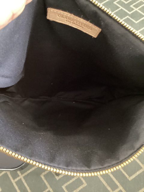 Clare Vivier Pony Hair Fold Over Clutch Handbag