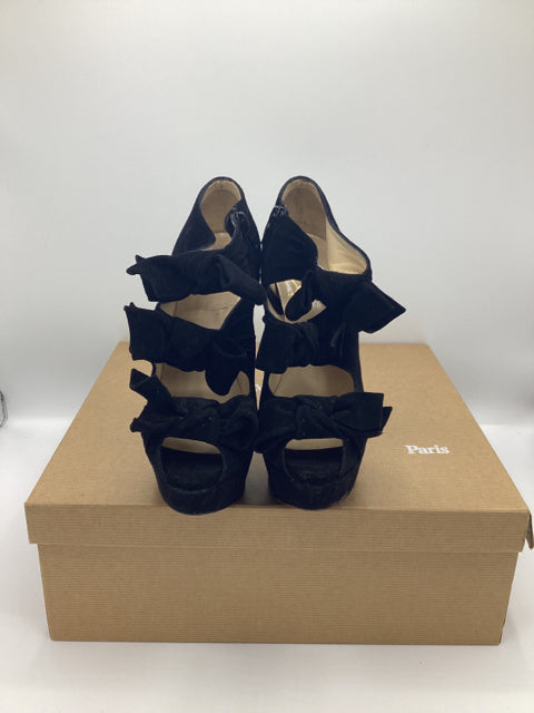Christian Louboutin Sz 36.5 Madame Butterfly Ankle Booties Shoe Boot