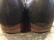 Prada Leather Box Toe Flat Sz 38 Shoe